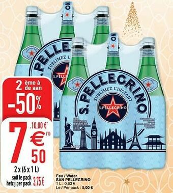 Cora Eau - water san pellegrino aanbieding