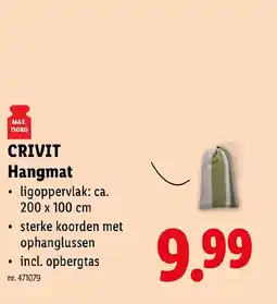 Lidl Crivit hangmat aanbieding