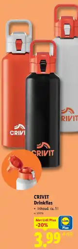 Lidl Crivit drinkfles aanbieding