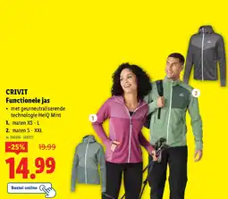 Lidl Crivit functionele jas aanbieding