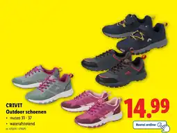 Lidl CRIVIT Outdoor schoenen aanbieding