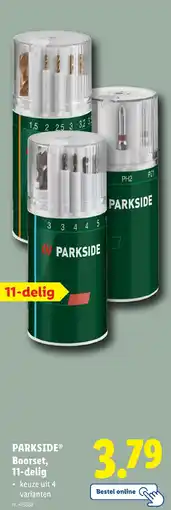 Lidl Parkside boorset, 11-delig aanbieding
