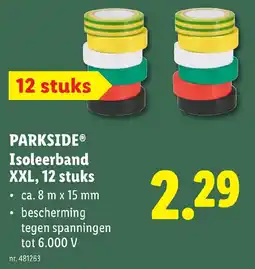 Lidl Parkside isoleerband xxl, 12 stuks aanbieding
