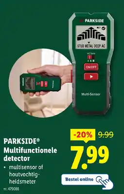 Lidl Parkside multifunctionele detector aanbieding