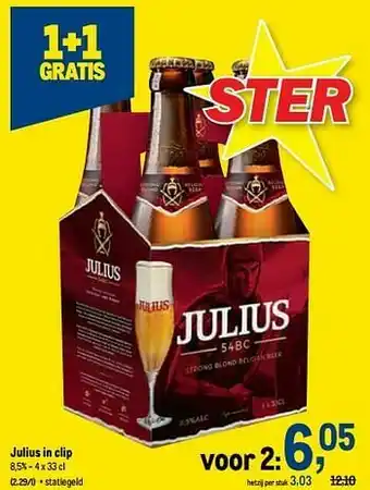 Makro Julius in clip aanbieding