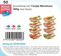 Carrefour Maredsous kuipje aanbieding