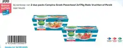 Carrefour Campina Greek Powerbowl Rode Vruchten of Perzik punten aanbieding
