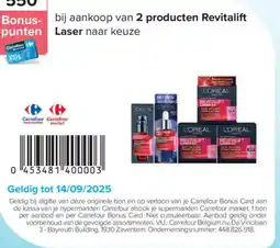 Carrefour L'oreal revitalift laser aanbieding
