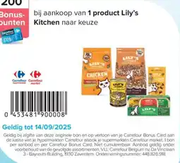 Carrefour Lily's kitchen aanbieding