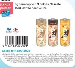 Carrefour Nescafé Iced Coffee aanbieding