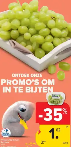 Carrefour Market Pitloze witte druiven Carrefour aanbieding