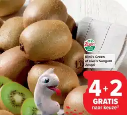 Carrefour Market Zespri Kiwi's Green of kiwi's Sungold aanbieding