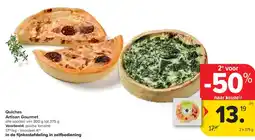 Carrefour Market Artisan Gourmet Quiches aanbieding