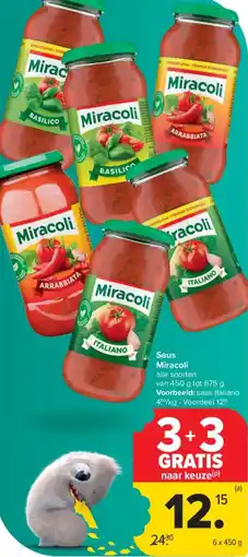 Carrefour Market Miracoli saus aanbieding
