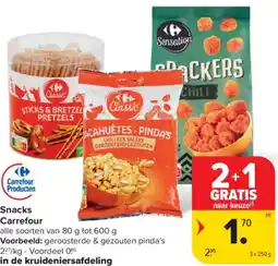 Carrefour Market Snacks Carrefour aanbieding