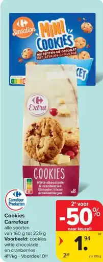 Carrefour Market Cookies Carrefour aanbieding