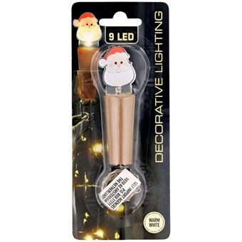 Action Flesdop met kerstfiguur en licht aanbieding