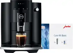 Coolblue JURA E4 Piano Black (EA) + Pack d'Entretien de Base aanbieding