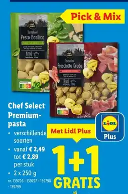 Lidl Chef Select Premium- pasta aanbieding