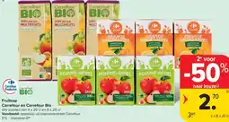 Carrefour Market Fruitsap Carrefour en Carrefour Bio aanbieding