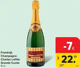 Carrefour Market Champagne Charles Lafitte Grande Cuvée Brut aanbieding