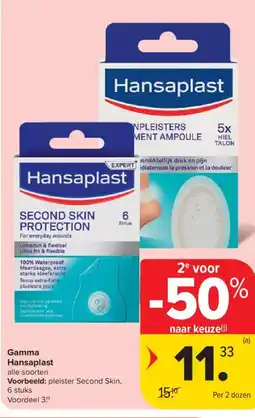 Carrefour Market Hansaplast gamma aanbieding