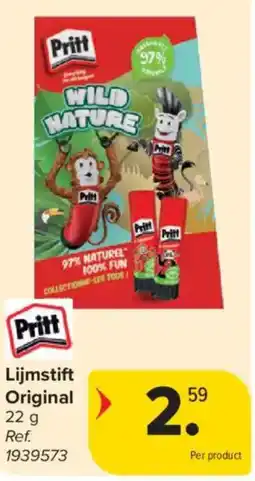 Carrefour Market Pritt Lijmstift Original aanbieding
