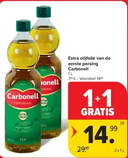 Carrefour Market Carbonell Extra olijfolie van de eerste persing aanbieding