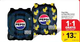 Carrefour Market Pepsi Max en Pepsi Max Lemon aanbieding