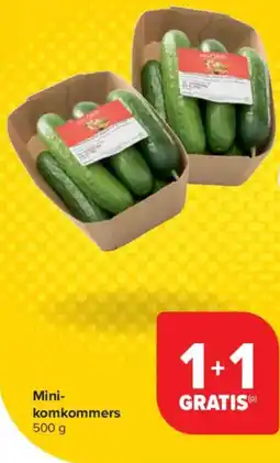 Carrefour Market Mini komkommers aanbieding