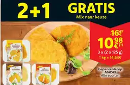 Cora Gepaneerde kip maiski aanbieding
