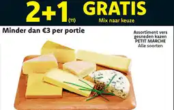 Cora Assortiment vers gesneden kazen petit marche aanbieding