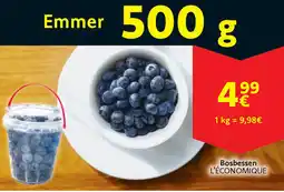 Cora L'économique bosbessen aanbieding