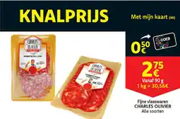 Cora Charles olivier fijne vleeswaren aanbieding