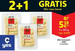 Cora Agis mini loempia's aanbieding