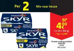 Cora Yoplait skyr Protein melkspecialiteit aanbieding