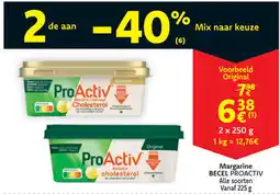 Cora Becel proactiv margarine aanbieding
