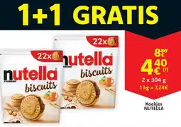 Cora Nutella koekjes aanbieding