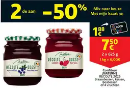 Cora Materne récolte 2025 confituur aanbieding