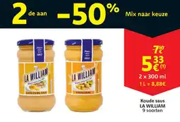 Cora La william koude saus aanbieding