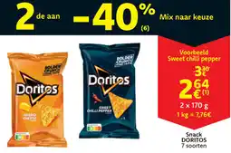 Cora Doritos snack aanbieding