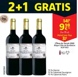 Cora L'Âme du Terroir 2022 Blaye Côte de Bordeaux AOP MO aanbieding