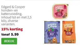 Intratuin Edgard & Cooper honden-en kattenvoeding. aanbieding