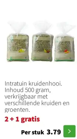 Intratuin Intratuin kruidenhooi aanbieding