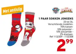 Trafic 1 paar sokken jongens aanbieding