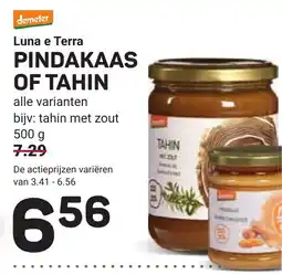 Ekoplaza Luna e Terra Pindakaas of Tahin aanbieding