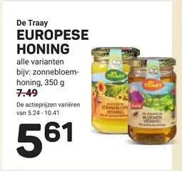 Ekoplaza De Traay Europese honing aanbieding