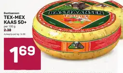 Ekoplaza Bastiaansen Tex-mex kaas 50+ aanbieding