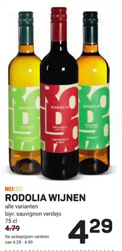 Ekoplaza Rodolia wijnen aanbieding