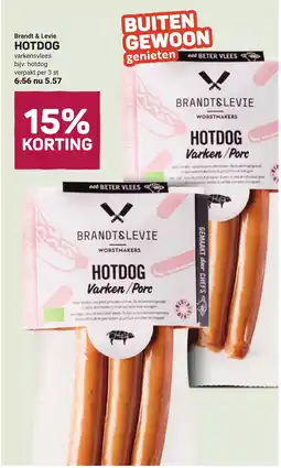Ekoplaza Brandt & Levie Hotdog aanbieding